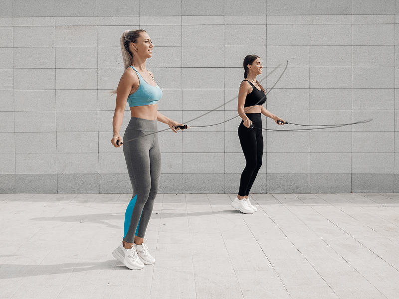 Illustration of cardio exercises
