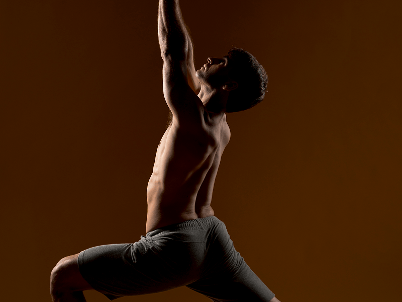 Illustration of yoga exercises