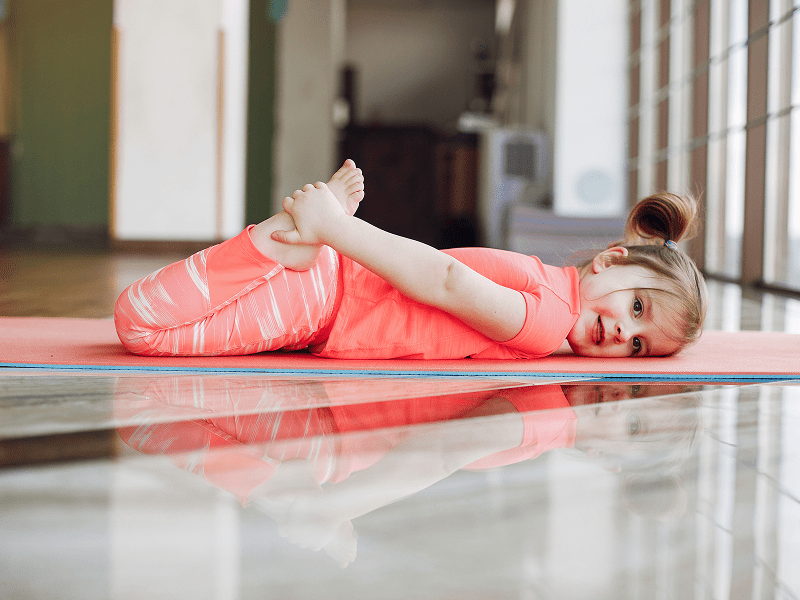 Illustration of yoga exercises